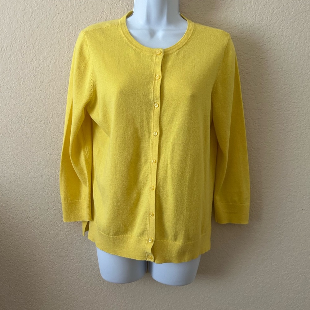 LOFT Sunny Yellow Cardigan